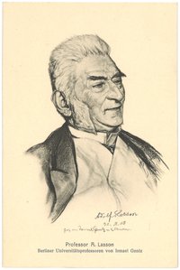 Lasson, Adolf (1832–1917), Philosoph (Zeichnung von Ismael Gentz)