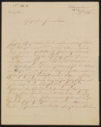 Brief von Ludwig Schwanthaler an Friedrich John vom 22.06.1844