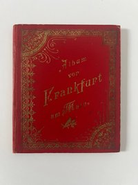 Verlag Gerhard Blümlein & Co, Album von Frankfurt am Main, 33 Lithographien als Leporello, ca. 1900.