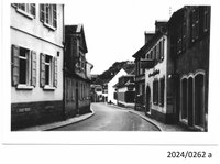 Bad Dürkheim, Kaiserslauterer Straße von Osten, 1960er Jahre